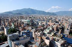 Kathmandu 05 04-2 Kathmandu, Durbar Square, and Swayambhunath View from Bhimsen Tower 